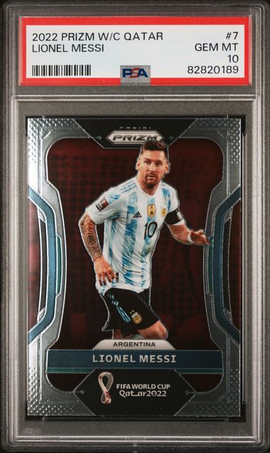 2022 PANINI PRIZM WORLD CUP QATAR #7 LIONEL MESSI