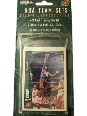 1997 Upper Deck NBA Team Set Seattle Supersonics