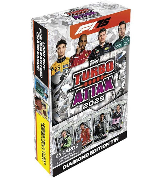 Topps F1 Turbo Attax 2025 Trading Cards - Mega Tin DIAMOND EDITION