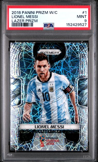 2018 PANINI PRIZM WORLD CUP #1 LIONEL MESSI LAZER PRIZM
