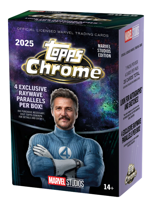 2025 Topps Chrome Marvel Studios Value Box